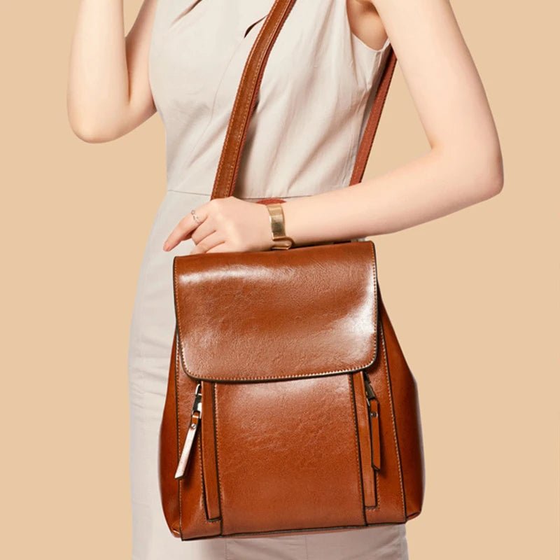 Sac à Dos Cuir Femme "La Oasis"