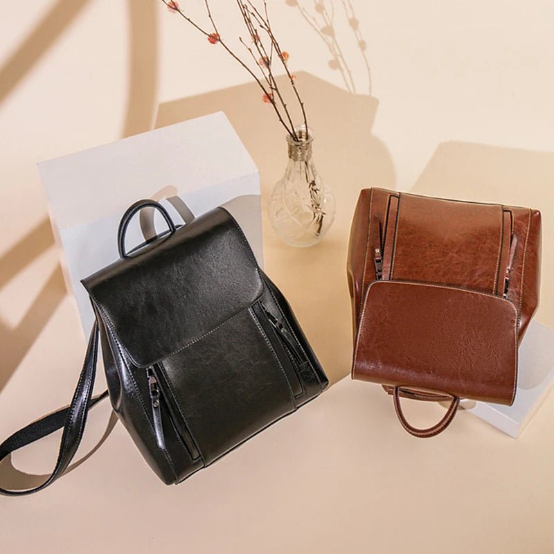 Sac à Dos Cuir Femme "La Oasis"
