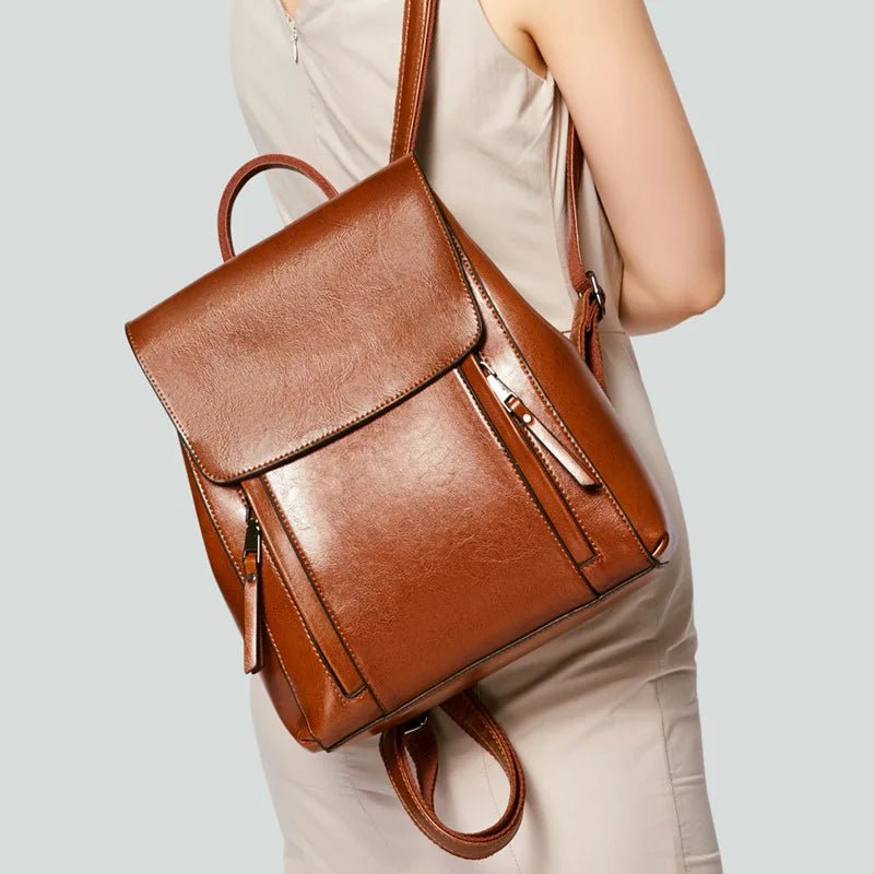 Sac à Dos Cuir Femme "La Oasis"