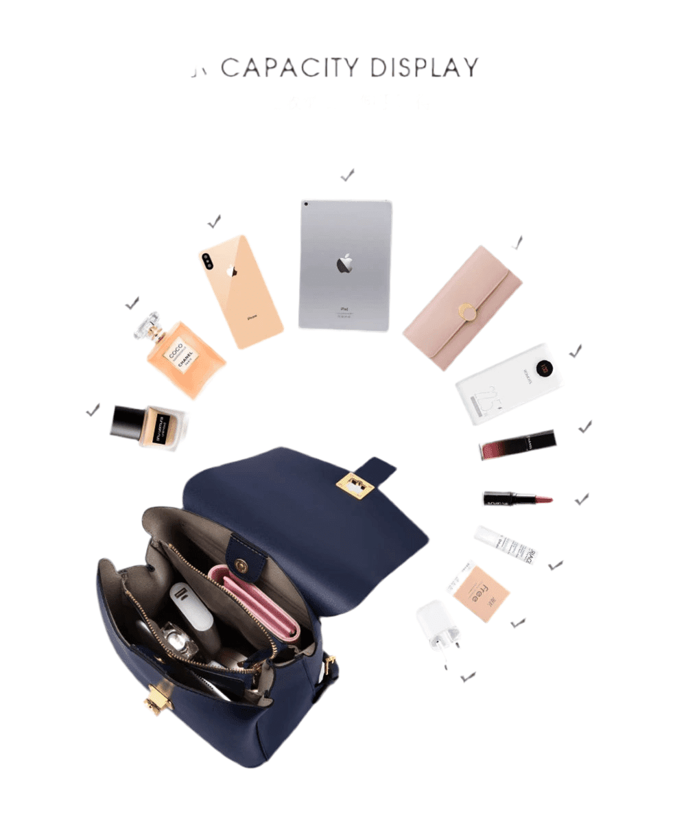 Sac à Dos Cuir Femme 'L'Innovante'