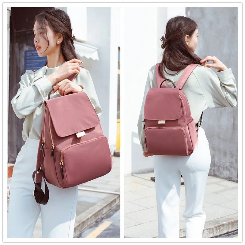 Sac à Dos Cuir Femme pratique "La Aventurière"