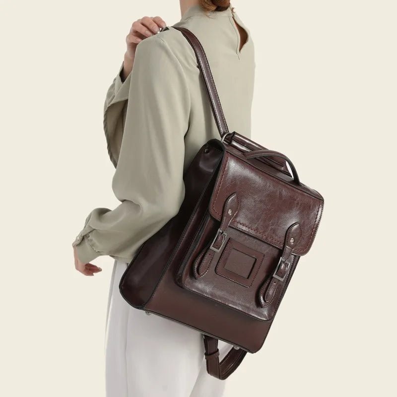 Sac à Dos Cuir Femme tendance "L'Avant-Gardiste"