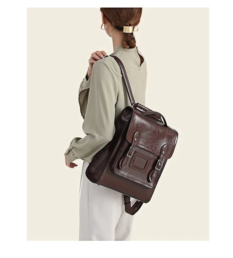 Sac à Dos Cuir Femme tendance "L'Avant-Gardiste"