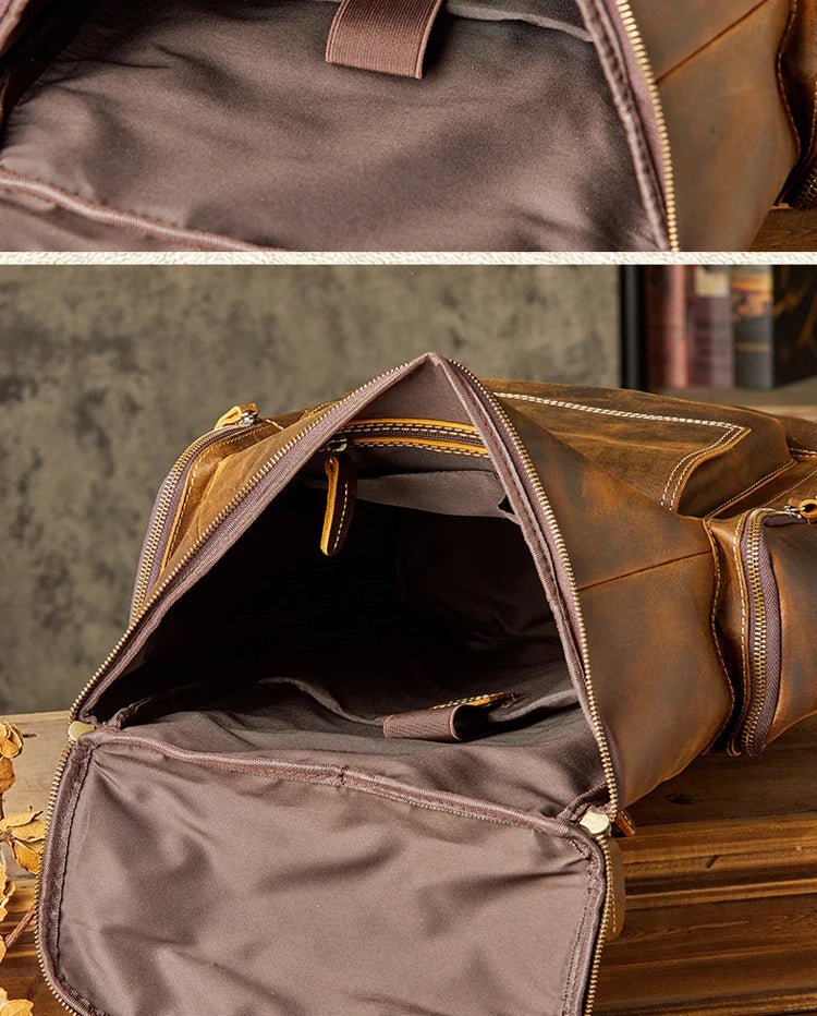 Sac à Dos Cuir Homme élégant "Le Continental" - Restaur Cuirs