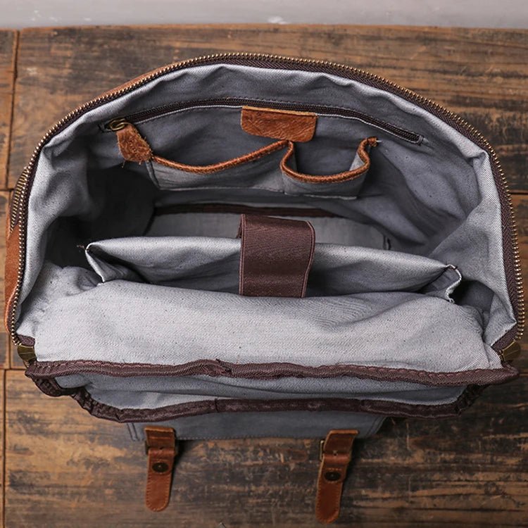 Sac à Dos Cuir Homme "Le Discret" - Restaur Cuirs