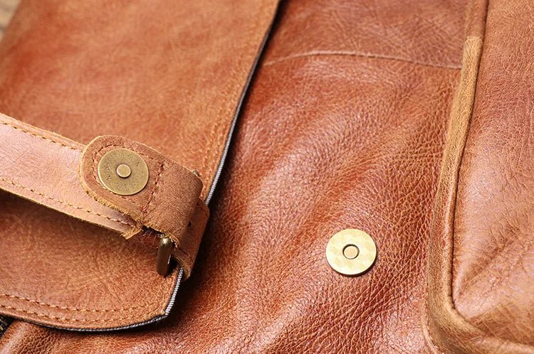 Sac à Dos Cuir Homme "Le Discret" - Restaur Cuirs