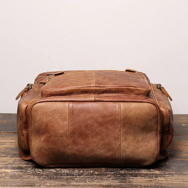Sac à Dos Cuir Homme "Le Discret" - Restaur Cuirs