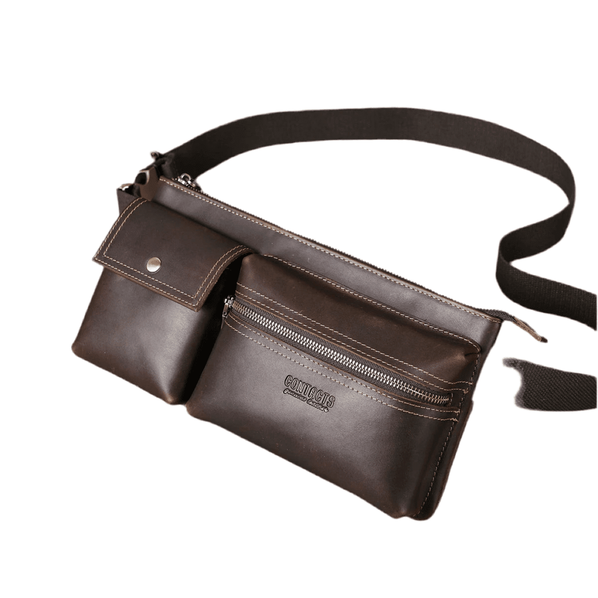 Sac Banane Homme Cuir "Le Compact"