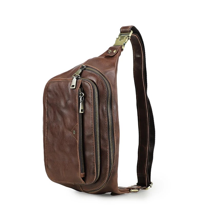 Sac Banane Homme Cuir Polyvalent "Le Modulable" - Restaur Cuirs