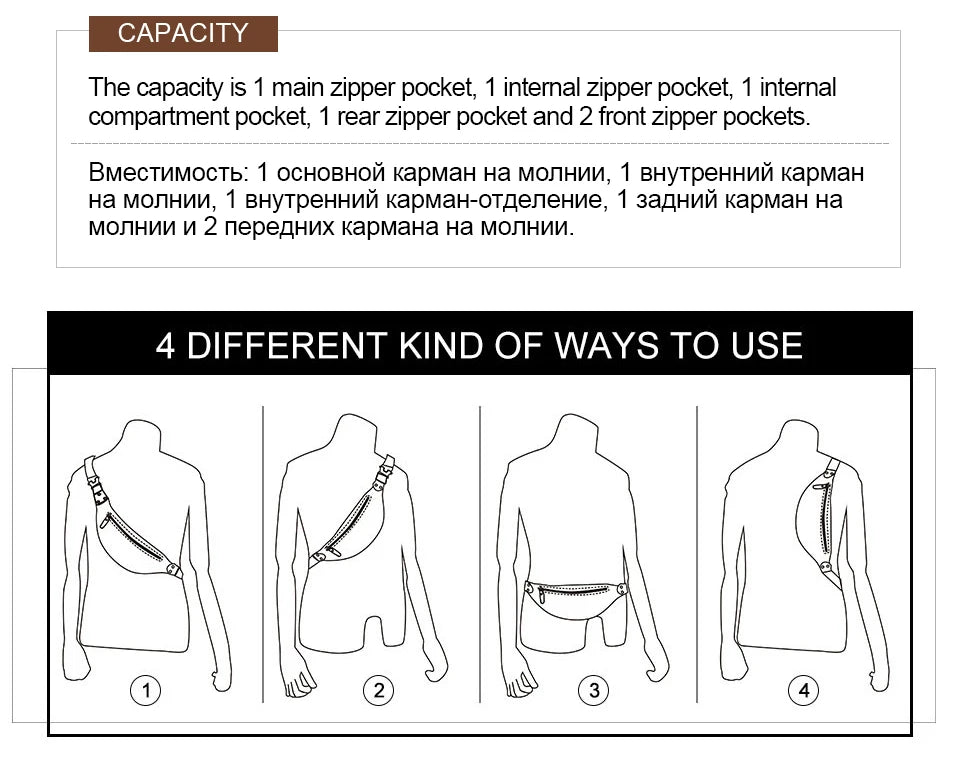 Sac Banane Homme Cuir Pratique et Élégant "Le Coursier" - Restaur Cuirs