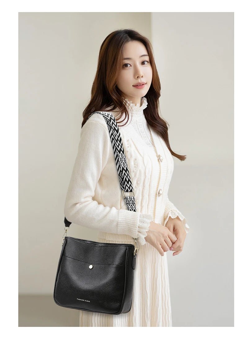 Sac bandoulière cuir "L'Audacieuse" pour femme - Restaur Cuirs