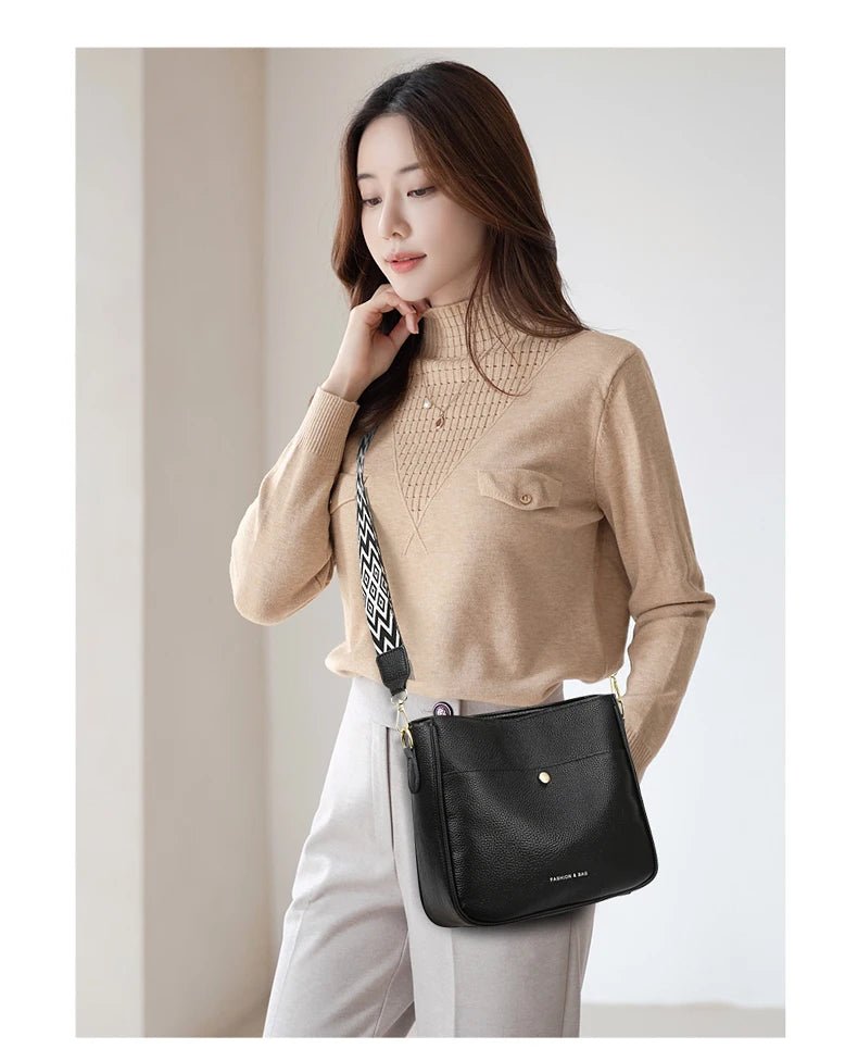 Sac bandoulière cuir "L'Audacieuse" pour femme - Restaur Cuirs