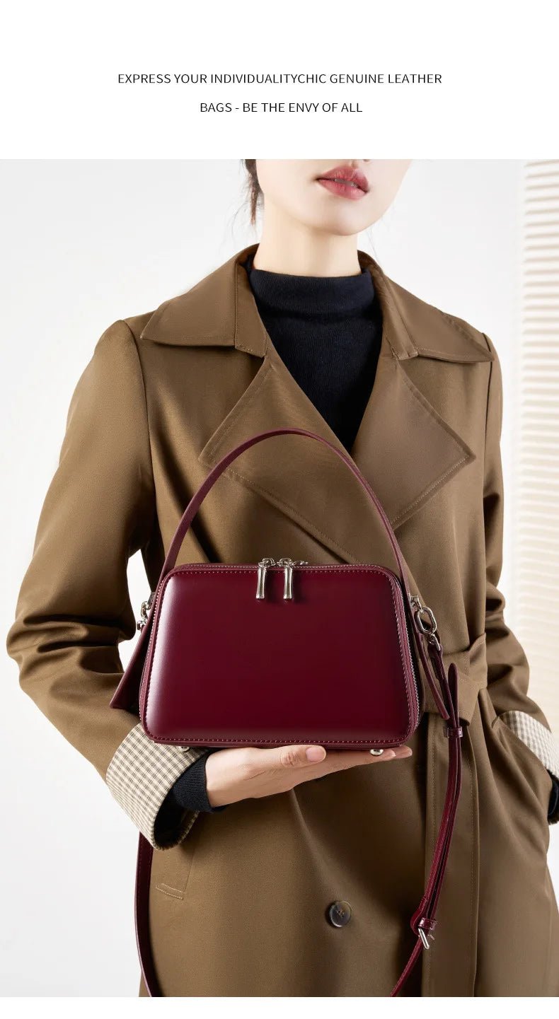 Sac Bandoulière en Cuir Femme chic "La Convoitée" - Restaur Cuirs