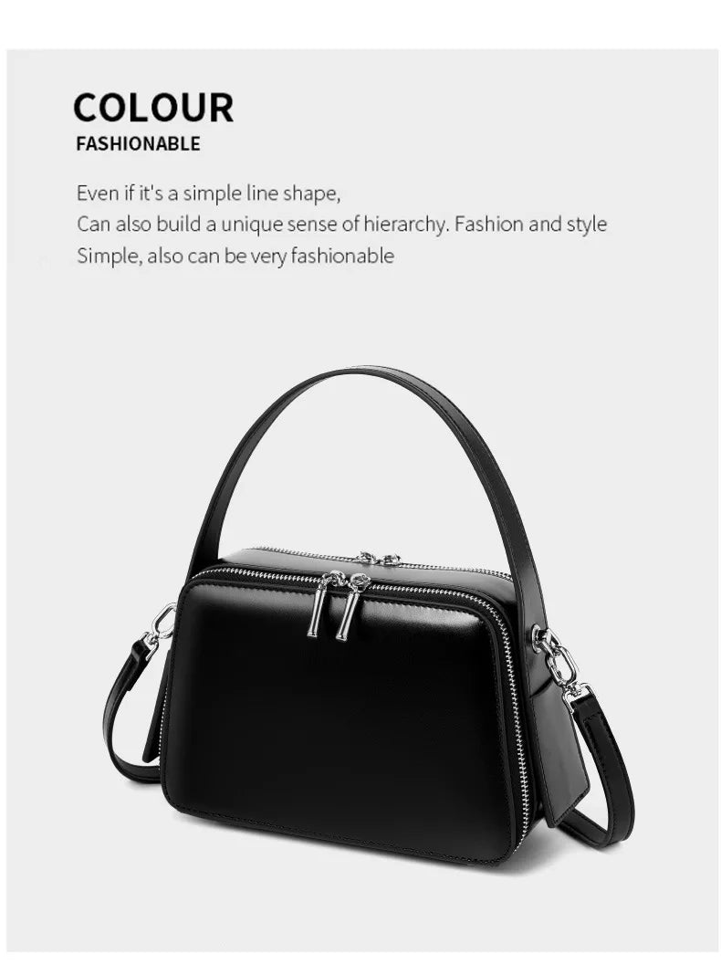 Sac Bandoulière en Cuir Femme chic "La Convoitée" - Restaur Cuirs