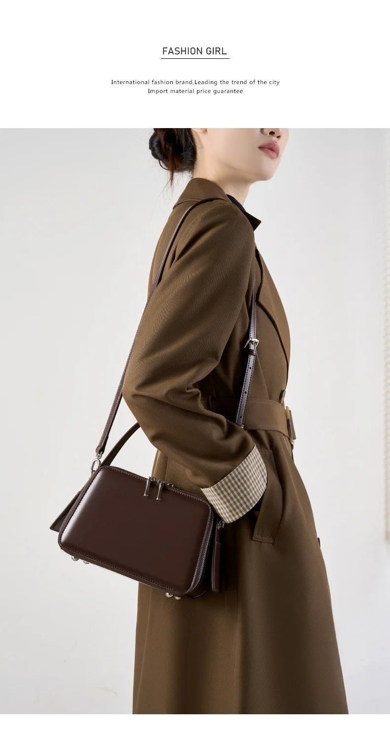 Sac Bandoulière en Cuir Femme chic "La Convoitée" - Restaur Cuirs