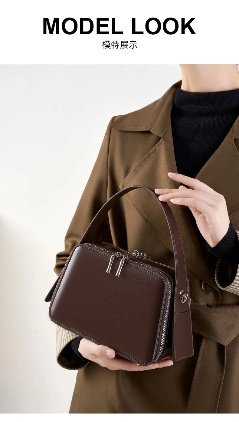 Sac Bandoulière en Cuir Femme chic "La Convoitée" - Restaur Cuirs