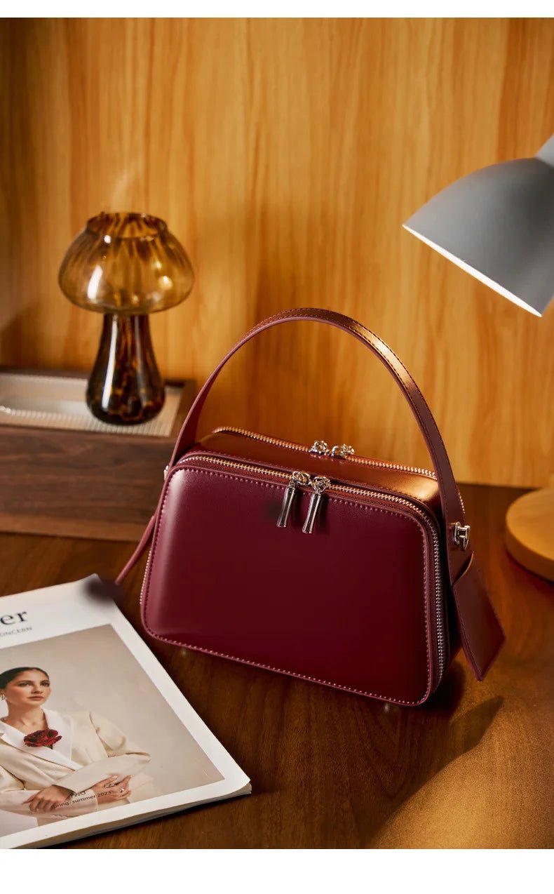 Sac Bandoulière en Cuir Femme chic "La Convoitée" - Restaur Cuirs