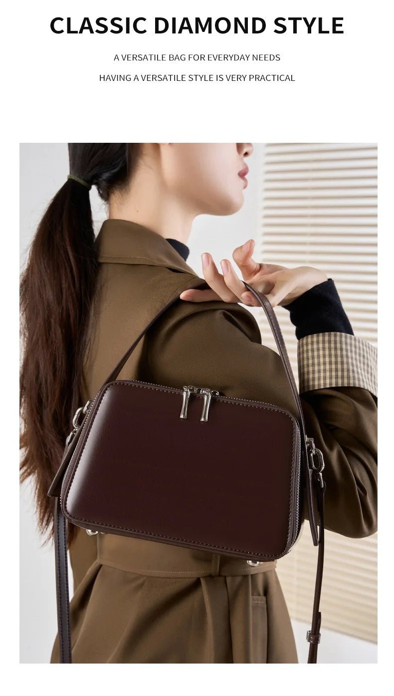 Sac Bandoulière en Cuir Femme chic "La Convoitée" - Restaur Cuirs