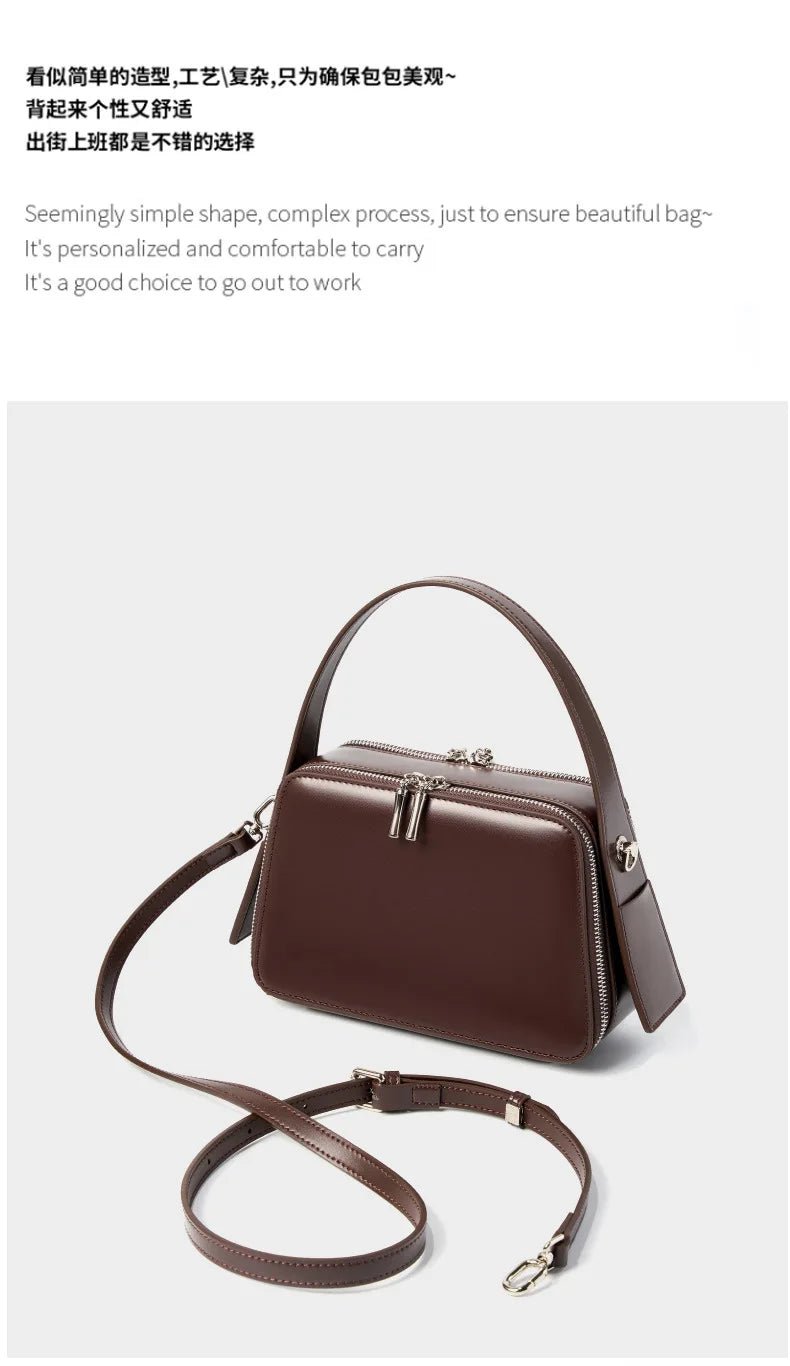 Sac Bandoulière en Cuir Femme chic "La Convoitée" - Restaur Cuirs