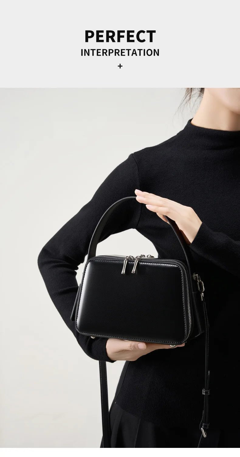 Sac Bandoulière en Cuir Femme chic "La Convoitée" - Restaur Cuirs