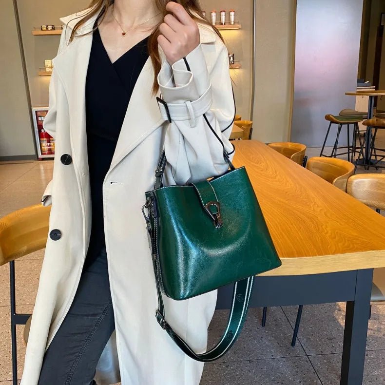 Sac Bandoulière en Cuir Femme Élégant "L'Enchantée" - Restaur Cuirs