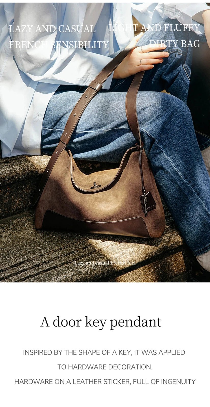 Sac Bandoulière en Cuir Femme Hobo - Chic et Fonctionnel avec "La Pétillante" - Restaur Cuirs