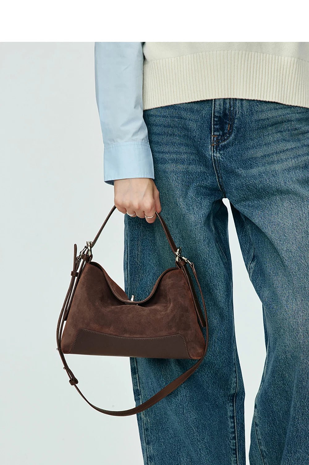 Sac Bandoulière en Cuir Femme Hobo - Chic et Fonctionnel avec "La Pétillante" - Restaur Cuirs
