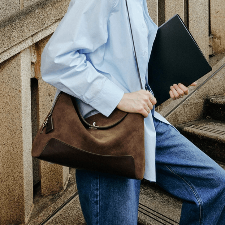 Sac Bandoulière en Cuir Femme Hobo - Chic et Fonctionnel avec "La Pétillante" - Restaur Cuirs