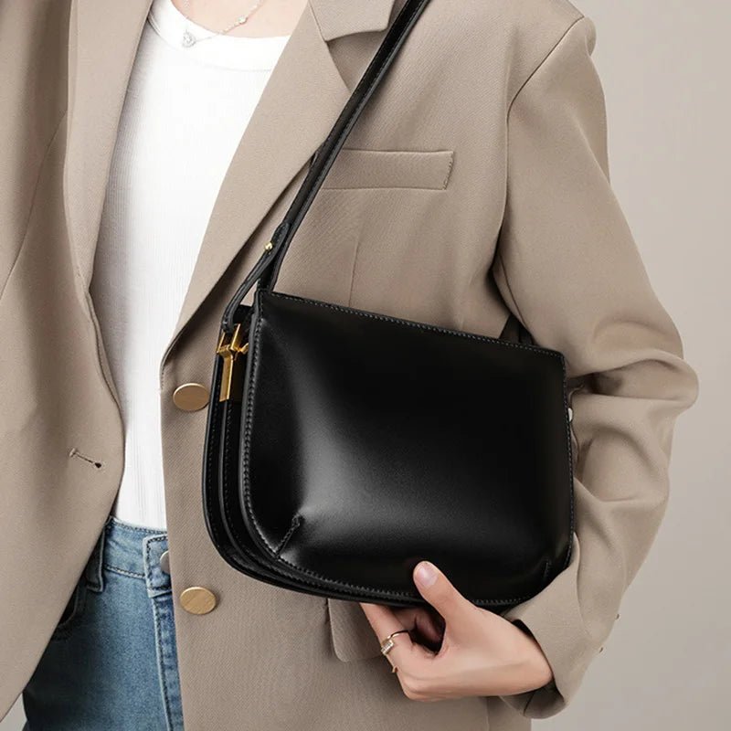 Sac Bandoulière en Cuir Femme Hobo Élégant "La Magnifique" - Restaur Cuirs
