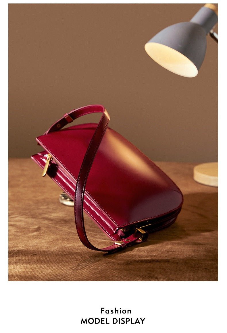Sac Bandoulière en Cuir Femme Hobo Élégant "La Magnifique" - Restaur Cuirs