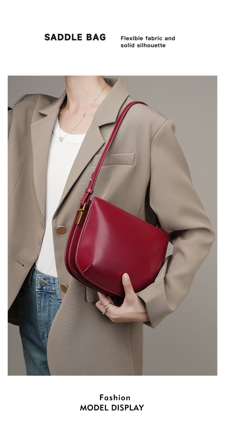 Sac Bandoulière en Cuir Femme Hobo Élégant "La Magnifique" - Restaur Cuirs