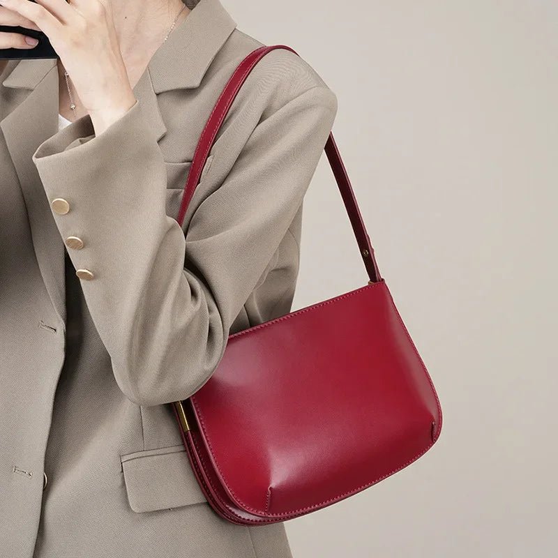 Sac Bandoulière en Cuir Femme Hobo Élégant "La Magnifique" - Restaur Cuirs