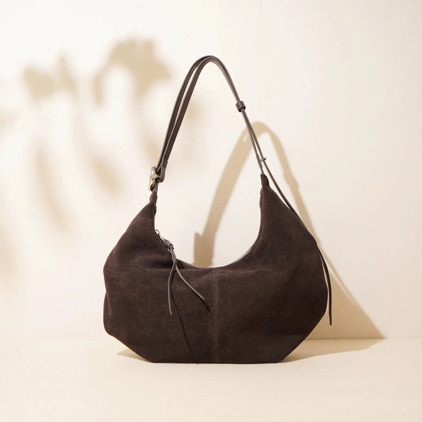 Sac Bandoulière en Cuir Femme Hobo "La Contemporaine" - Restaur Cuirs
