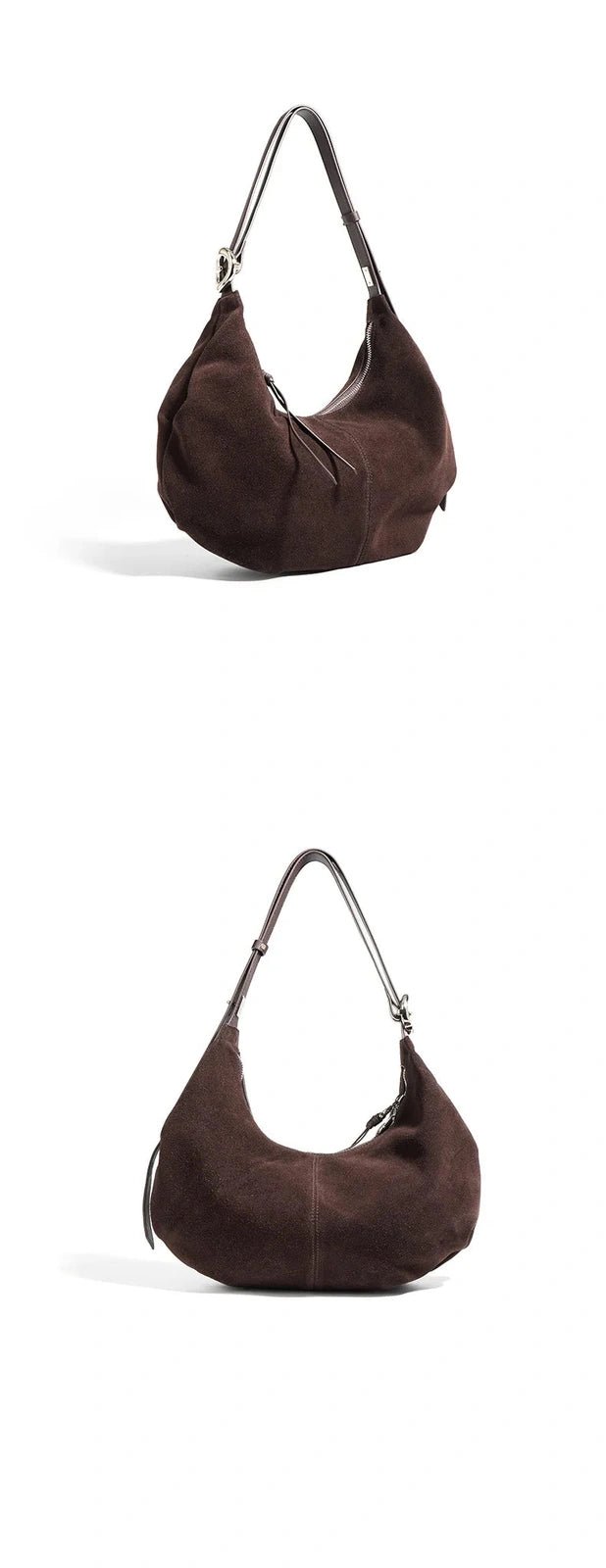 Sac Bandoulière en Cuir Femme Hobo "La Contemporaine" - Restaur Cuirs