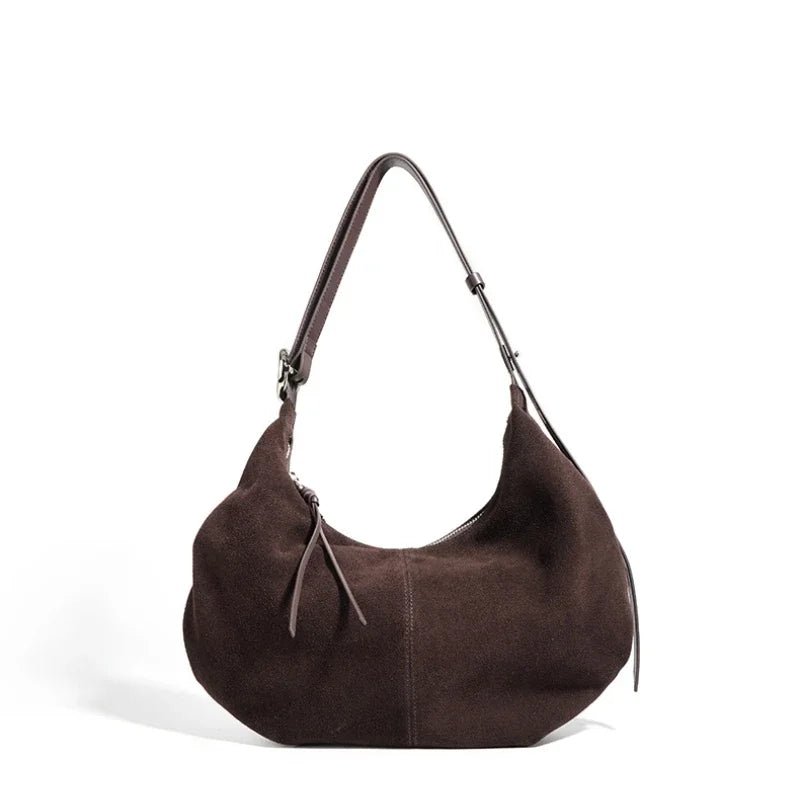 Sac Bandoulière en Cuir Femme Hobo "La Contemporaine" - Restaur Cuirs