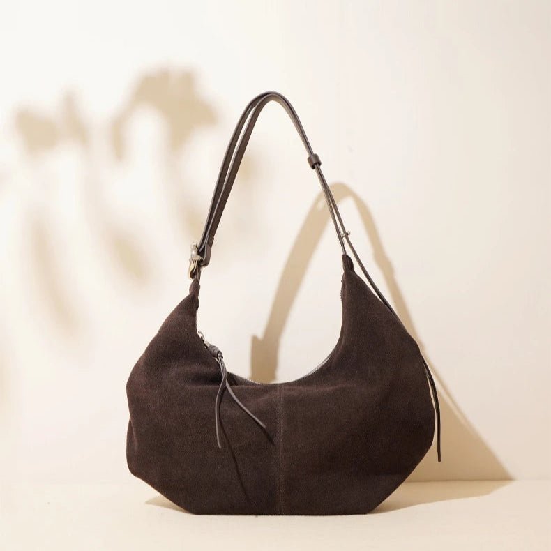 Sac Bandoulière en Cuir Femme Hobo "La Contemporaine" - Restaur Cuirs