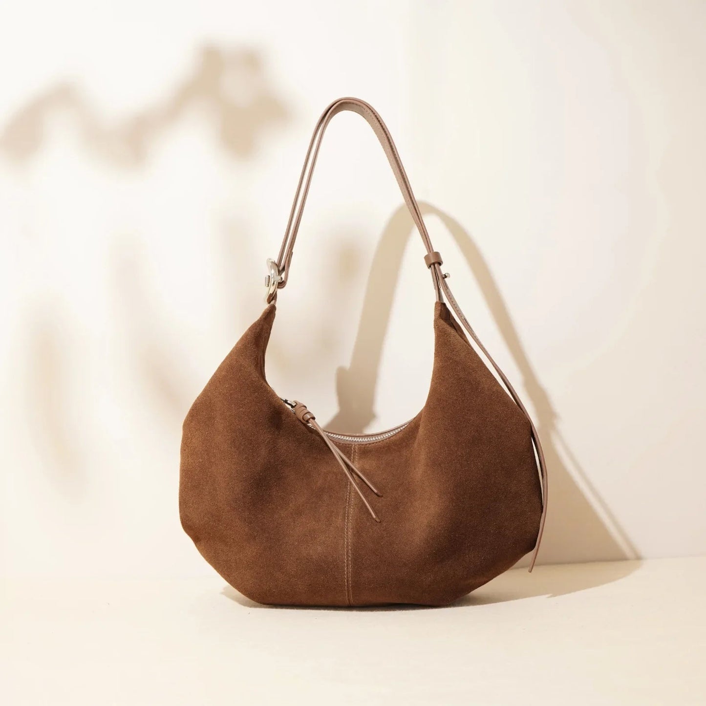 Sac Bandoulière en Cuir Femme Hobo "La Contemporaine" - Restaur Cuirs