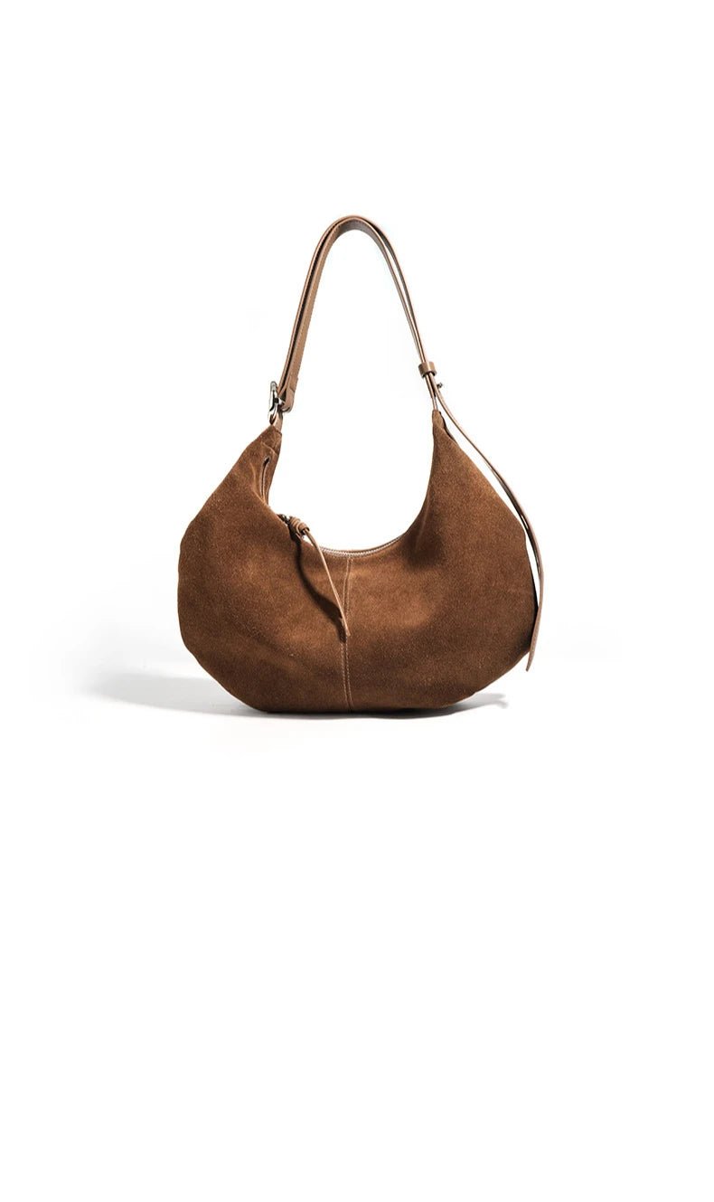 Sac Bandoulière en Cuir Femme Hobo "La Contemporaine" - Restaur Cuirs