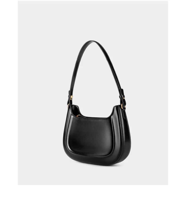 Sac Bandoulière en Cuir Femme Hobo "La Métropolitaine" - Restaur Cuirs