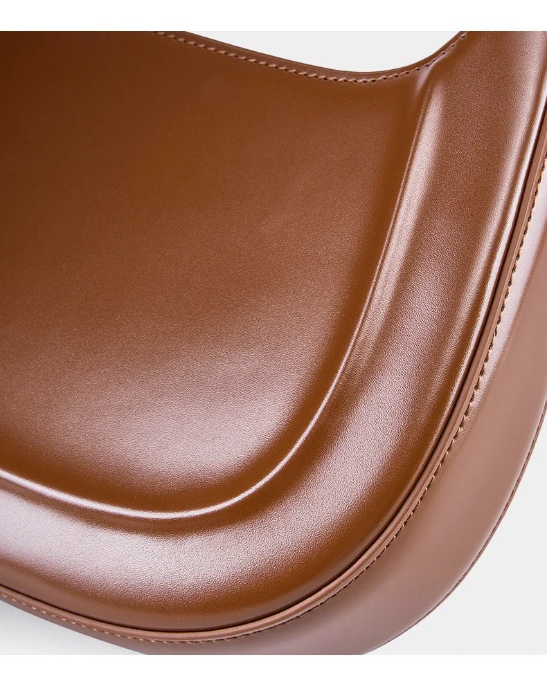 Sac Bandoulière en Cuir Femme Hobo "La Métropolitaine" - Restaur Cuirs