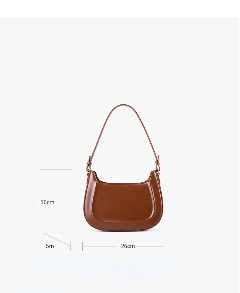 Sac Bandoulière en Cuir Femme Hobo "La Métropolitaine" - Restaur Cuirs