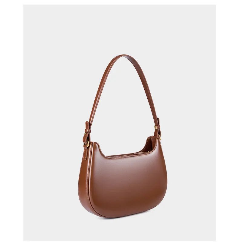 Sac Bandoulière en Cuir Femme Hobo "La Métropolitaine" - Restaur Cuirs