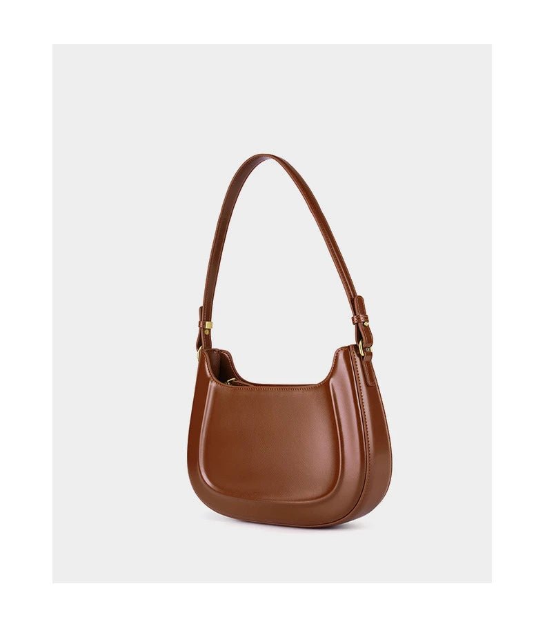 Sac Bandoulière en Cuir Femme Hobo "La Métropolitaine" - Restaur Cuirs