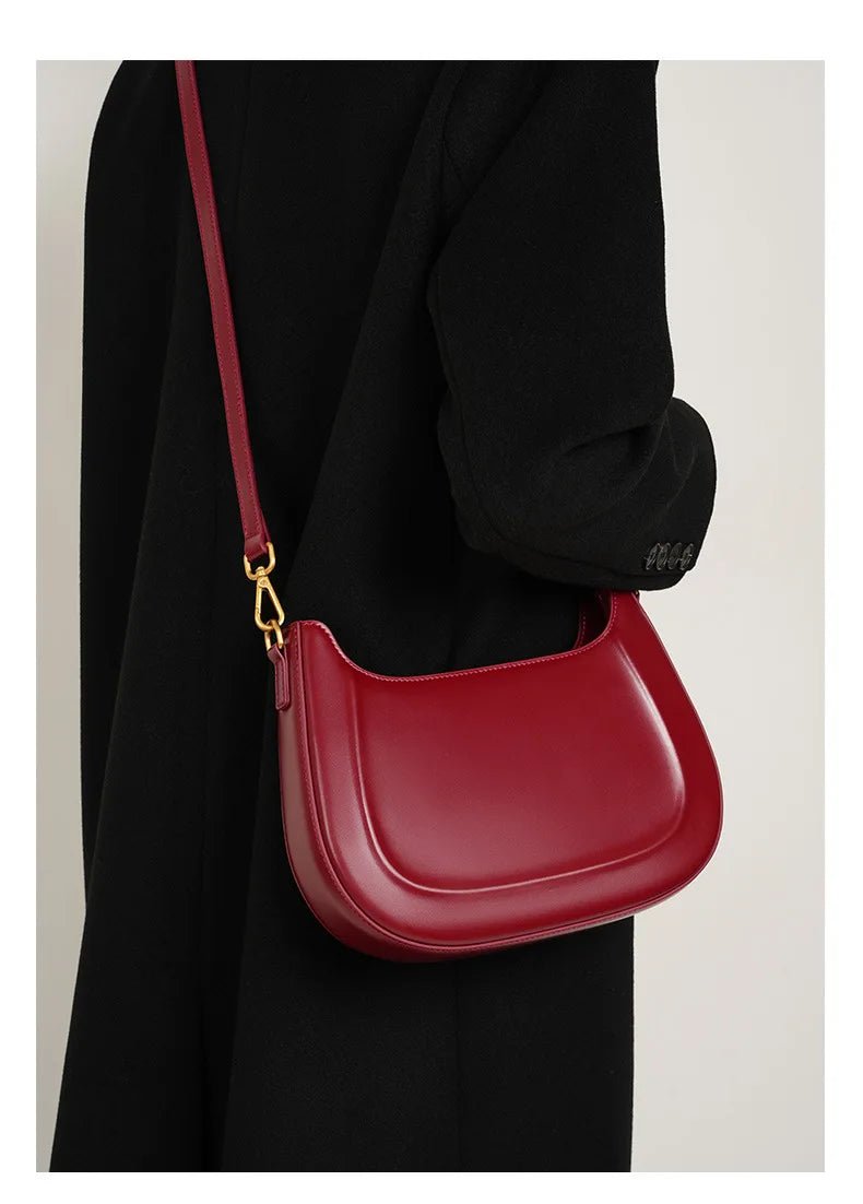 Sac Bandoulière en Cuir Femme Hobo "La Métropolitaine" - Restaur Cuirs