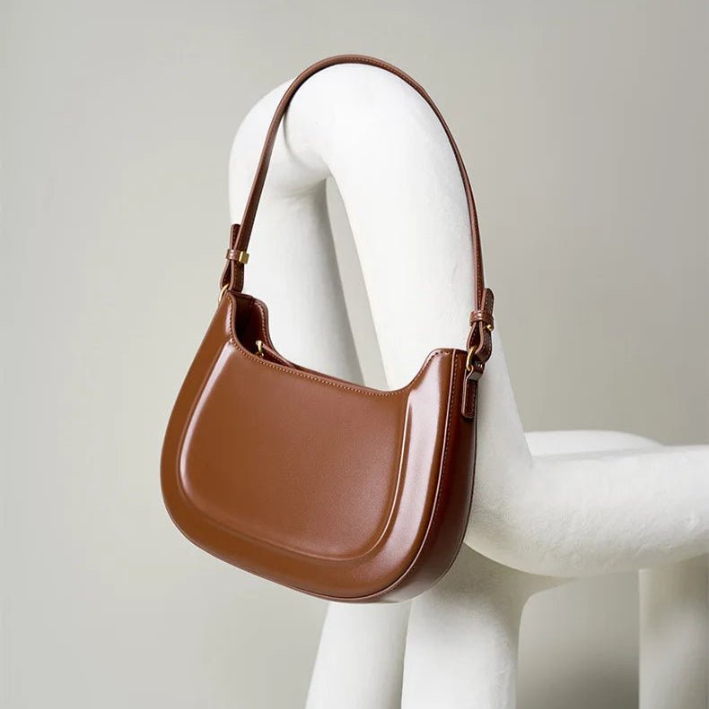 Sac Bandoulière en Cuir Femme Hobo "La Métropolitaine" - Restaur Cuirs