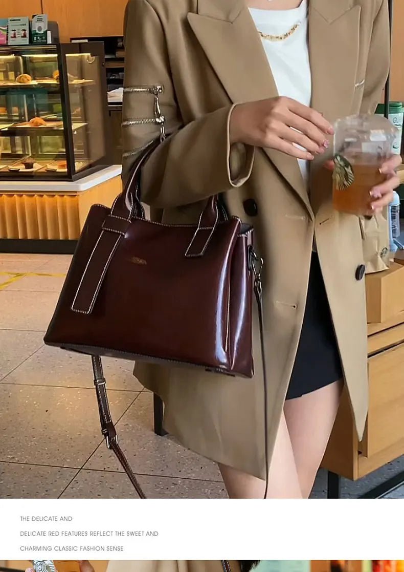 Sac Bandoulière en Cuir Femme Hobo "La Moderne" - Restaur Cuirs