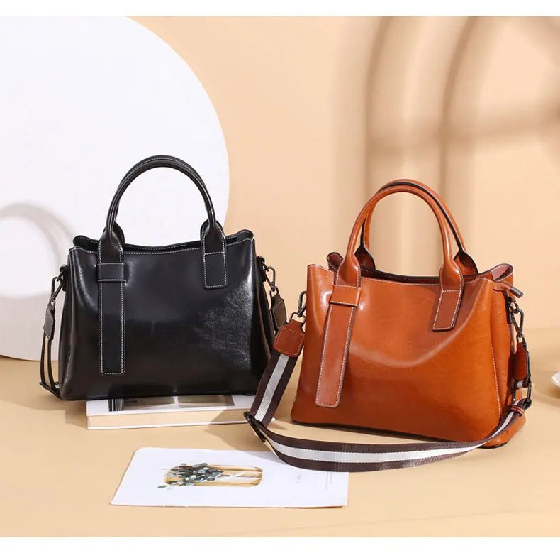 Sac Bandoulière en Cuir Femme Hobo "La Moderne" - Restaur Cuirs