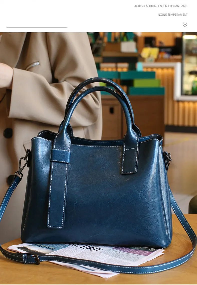 Sac Bandoulière en Cuir Femme Hobo "La Moderne" - Restaur Cuirs