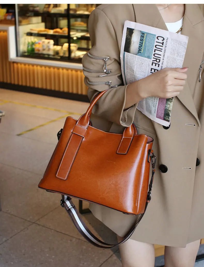 Sac Bandoulière en Cuir Femme Hobo "La Moderne" - Restaur Cuirs