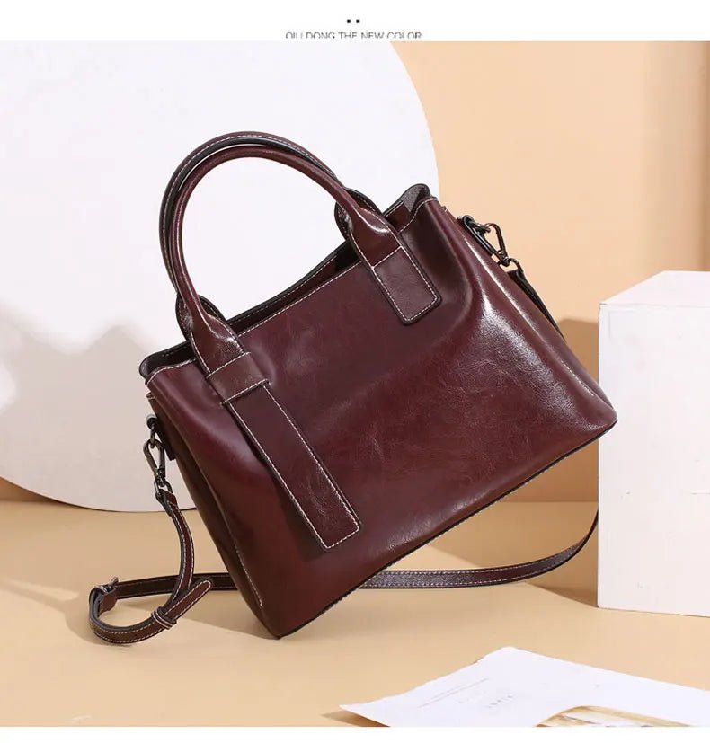 Sac Bandoulière en Cuir Femme Hobo "La Moderne" - Restaur Cuirs